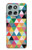 S3049 三角形の鮮やかな色 Triangles Vibrant Colors Motorola Moto G56 バックケース、フリップケース・カバー