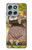 S3138 かわいいナマケモノ  Cute Baby Sloth Paint Motorola Moto G56 バックケース、フリップケース・カバー