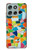 S3391 モザイクアートグラフィック Abstract Art Mosaic Tiles Graphic Motorola Moto G56 バックケース、フリップケース・カバー