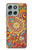 S3402 ペイズリー花柄 Floral Paisley Pattern Seamless Motorola Moto G56 バックケース、フリップケース・カバー