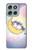 S3485 かわいい眠りユニコーン Cute Unicorn Sleep Motorola Moto G56 バックケース、フリップケース・カバー