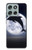S3510 ドルフィン Dolphin Moon Night Motorola Moto G56 バックケース、フリップケース・カバー