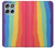 S3799 かわいい縦水彩レインボー Cute Vertical Watercolor Rainbow Motorola Moto G56 バックケース、フリップケース・カバー