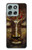 S3874 ブッダフェイスオームシンボル Buddha Face Ohm Symbol Motorola Moto G56 バックケース、フリップケース・カバー
