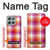 S3941 LGBT レズビアン プライド フラグ チェック柄 LGBT Lesbian Pride Flag Plaid Motorola Moto G56 バックケース、フリップケース・カバー