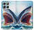 S4004 油絵 巨大サメ.jpeg Oil Color Painting Giant Shark.jpeg Motorola Moto G56 バックケース、フリップケース・カバー