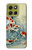 S1654 魚アート絵画 Koi Carp Fish Art Painting Motorola Moto G86 バックケース、フリップケース・カバー