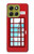 S2059 イングランドクラシック英国の電話ボックスミニマリスト England Classic British Telephone Box Minimalist Motorola Moto G86 バックケース、フリップケース・カバー