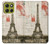S2108 エッフェル塔パリポストカード Eiffel Tower Paris Postcard Motorola Moto G86 バックケース、フリップケース・カバー