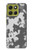 S2186 グレー迷彩グラフィックプリント Gray Camo Camouflage Graphic Printed Motorola Moto G86 バックケース、フリップケース・カバー