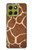 S2326 キリン皮膚 Giraffe Skin Motorola Moto G86 バックケース、フリップケース・カバー