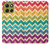 S2362 カラフルなシェブロンジグザグパターン Rainbow Colorful Shavron Zig Zag Pattern Motorola Moto G86 バックケース、フリップケース・カバー