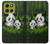 S2441 パンダファミリー 竹林 Panda Family Bamboo Forest Motorola Moto G86 バックケース、フリップケース・カバー