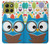 S2521 可愛いオタクフクロウ漫画 Cute Nerd Owl Cartoon Motorola Moto G86 バックケース、フリップケース・カバー