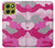S2525 ンク迷彩 Pink Camo Camouflage Motorola Moto G86 バックケース、フリップケース・カバー