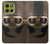 S2645 ヴィンテージブラウンゴーグルオートバイヘルメット Vintage Brown Goggles Motorcycle Helmet Motorola Moto G86 バックケース、フリップケース・カバー