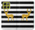 S2794 黒と白のストライプ 金の鹿 Black and White Striped Deer Gold Sparkles Motorola Moto G86 バックケース、フリップケース・カバー
