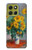 S2937 クロード・モネ ひまわり Claude Monet Bouquet of Sunflowers Motorola Moto G86 バックケース、フリップケース・カバー