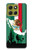 S2994 メキシコサッカー Mexico Football Soccer Map Flag Motorola Moto G86 バックケース、フリップケース・カバー