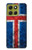 S3000 アイスランドサッカー Iceland Football Soccer Flag Motorola Moto G86 バックケース、フリップケース・カバー
