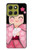 S3042 雛人形 着物桜 Japan Girl Hina Doll Kimono Sakura Motorola Moto G86 バックケース、フリップケース・カバー