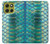 S3414 緑のヘビの鱗 グラフィックプリント Green Snake Scale Graphic Print Motorola Moto G86 バックケース、フリップケース・カバー