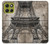 S3416 エッフェル塔の設計図 Eiffel Tower Blueprint Motorola Moto G86 バックケース、フリップケース・カバー