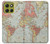 S3418 ヴィンテージの世界地図 Vintage World Map Motorola Moto G86 バックケース、フリップケース・カバー