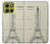 S3474 エッフェル建築図面 Eiffel Architectural Drawing Motorola Moto G86 バックケース、フリップケース・カバー