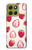 S3481 イチゴ Strawberry Motorola Moto G86 バックケース、フリップケース・カバー
