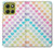 S3499 カラフルなハート柄 Colorful Heart Pattern Motorola Moto G86 バックケース、フリップケース・カバー