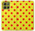 S3526 赤い水玉 Red Spot Polka Dot Motorola Moto G86 バックケース、フリップケース・カバー