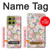 S3688 花の花のアートパターン Floral Flower Art Pattern Motorola Moto G86 バックケース、フリップケース・カバー
