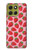 S3719 いちご柄 Strawberry Pattern Motorola Moto G86 バックケース、フリップケース・カバー