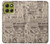 S3819 レトロなヴィンテージ紙 Retro Vintage Paper Motorola Moto G86 バックケース、フリップケース・カバー