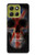 S3848 イギリスの旗の頭蓋骨 United Kingdom Flag Skull Motorola Moto G86 バックケース、フリップケース・カバー