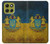 S3858 ウクライナ ヴィンテージ旗 Ukraine Vintage Flag Motorola Moto G86 バックケース、フリップケース・カバー
