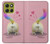 S3923 猫のお尻の虹のしっぽ Cat Bottom Rainbow Tail Motorola Moto G86 バックケース、フリップケース・カバー