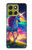 S3977 カラフルなユニコーン Colorful Unicorn Motorola Moto G86 バックケース、フリップケース・カバー