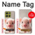 S3979 かわいい赤ちゃんブタ Cute Baby Pig Motorola Moto G86 バックケース、フリップケース・カバー