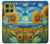 S4019 ひまわり ヴァン・ゴッホ風 Sunflower Van Gogh Style Motorola Moto G86 バックケース、フリップケース・カバー