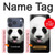S4049 舌を出した可愛いパンダ Cute Panda Stick Out Tongue iPhone 17 Pro バックケース、フリップケース・カバー