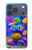 S4058 カラフルな水族館 Colorful Aquarium iPhone 17 Pro, 18 Pro バックケース、フリップケース・カバー