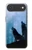 S4053 遠吠えする2匹のオオカミのカップル Two Wolves Couple Howling Forest iPhone Air バックケース、フリップケース・カバー