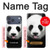 S4049 舌を出した可愛いパンダ Cute Panda Stick Out Tongue iPhone 17 Pro Max バックケース、フリップケース・カバー
