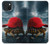 S4056 マダガスカルのカメの赤い帽子 Madagascar Turtle Red Cap iPhone 15 Plus バックケース、フリップケース・カバー