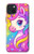 S4057 可愛いユニコーンの漫画 Cute Unicorn Cartoon iPhone 15 Plus バックケース、フリップケース・カバー