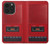 S4073 ヴィンテージの赤いカセットプレーヤーのグラフィック Vintage Red Cassette Player Graphic iPhone 14 Pro バックケース、フリップケース・カバー