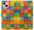 S4077 水彩画 カラフルなチェック柄 Water Color Painting Colorful Check Pattern iPhone 13 バックケース、フリップケース・カバー