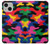 S4072 カラフルなカモフラージュ Colorful Camouflage iPhone 13 mini バックケース、フリップケース・カバー